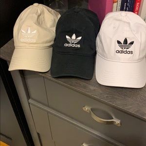 2 Adidas hats or $15 each